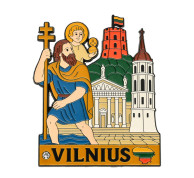 Magnetas Vilnius šv. Kristoforas ir katedra Magnetas Vilnius šv. Kristoforas ir katedra